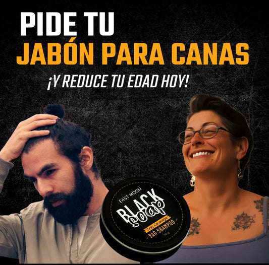 JABÓN ANTI CANAS BLACK SOAP®