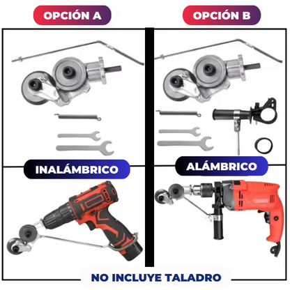 NUEVO: Cortador de doble cabeza para adaptar al taladro